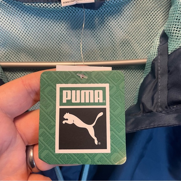 NWT PUMA MULTI COLOR WINDBREAKER L 14-16 - Picture 6 of 7